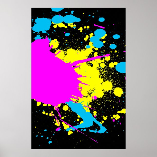 Poster Splash CMYK (Frente)