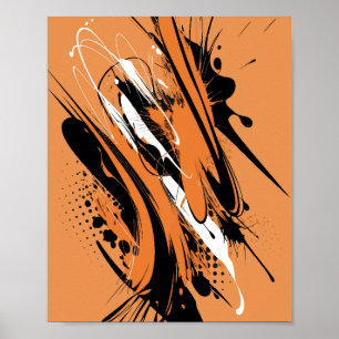 Poster Splash de Abstrato Urbano