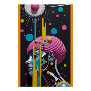 Póster Splicing to Future - Ken Gage Art