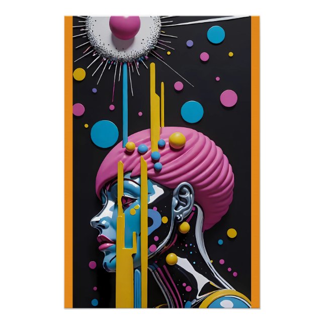 Póster Splicing to Future - Ken Gage Art (Frente)