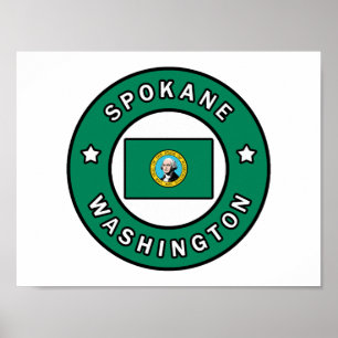Poster Spokane Washington