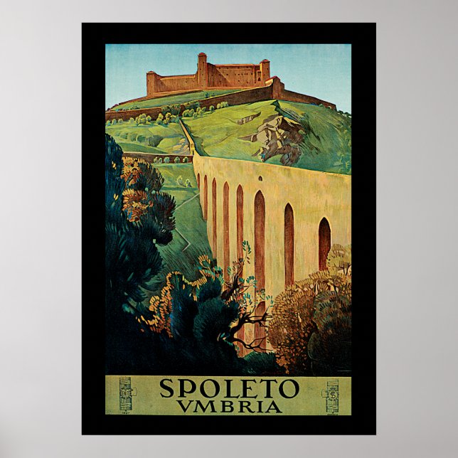 Poster Spoleto - Úmbria (Frente)
