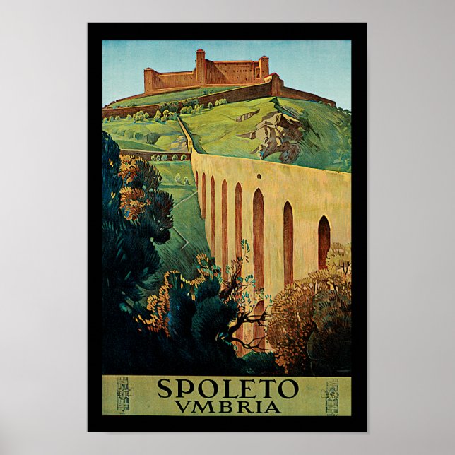 Poster Spoletto ~ Umbria (Frente)
