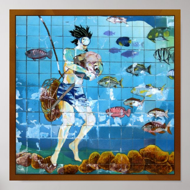 Póster Sponge Diver (Frente)