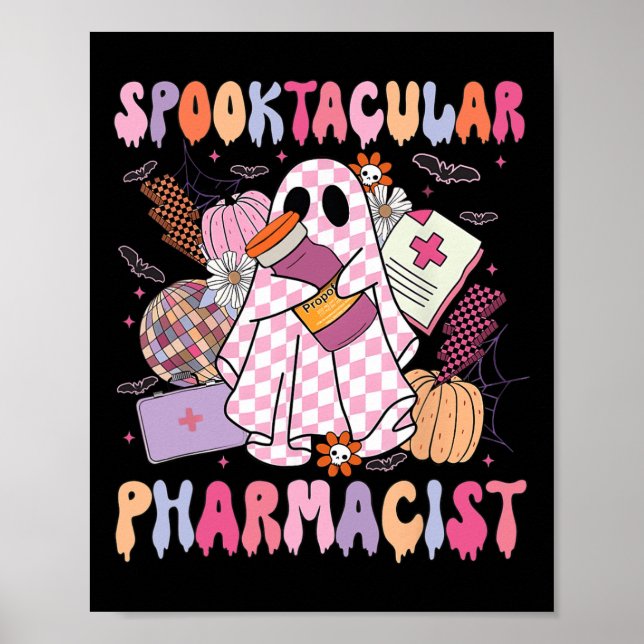 Poster Spooktacular Farmacêutico Farmacopeia Semana Spook (Frente)