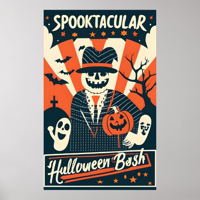 Poster Spooktacular Halloween Bash (Frente)