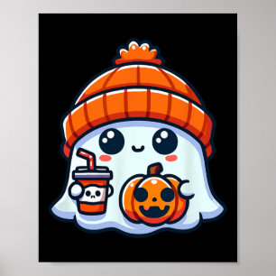 Poster Spooky Ghost Mens Halloween