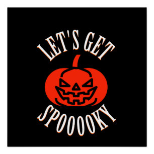 Póster Spooky One Birthday