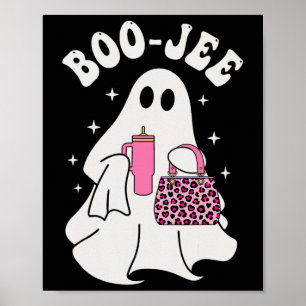 Poster Spooky Season Cute Ghost Halloween Costume Boo-jee