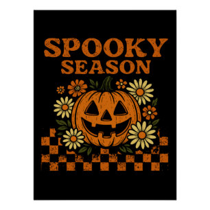 Póster Spooky Season Halloween Pumpkin
