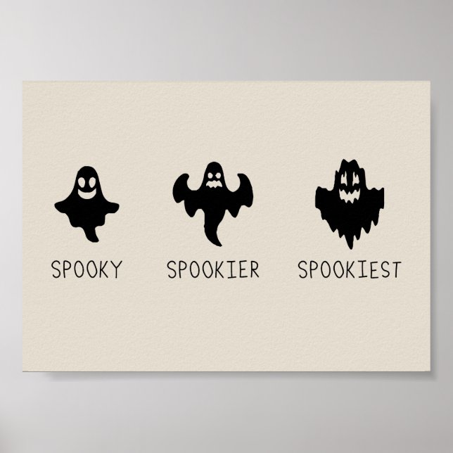 Poster Spooky Spookier Spookiest (Frente)