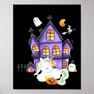 Poster Spooky Unicorn