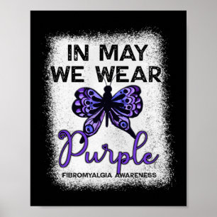 Poster Spoonie de Consciência em maio Nós Vestimos Borbol