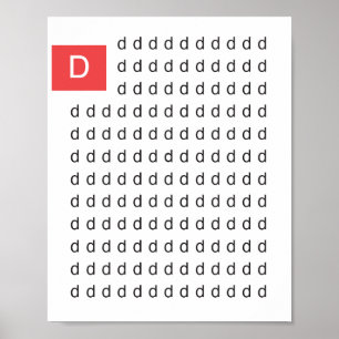 Poster Spot the Arial - D