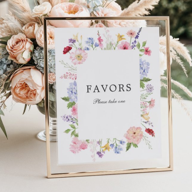 Poster Spring Floral Frame Favours (Criador carregado)