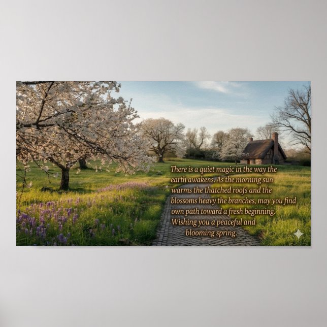 Poster Spring Greetings (Frente)