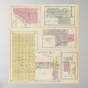 Poster Spring Hill, Edgerton, Ocheltree, Gardner, Kansas