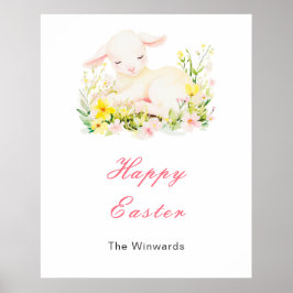 Poster Spring Lamb Easter Brunch