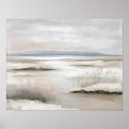 Poster Spring Thaw Marshland #1 – Serene Landscape