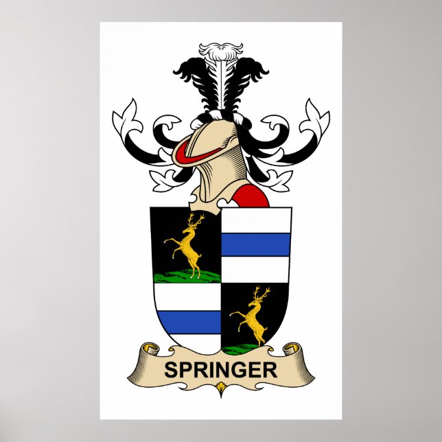 Póster Springer Family Crest (Frente)