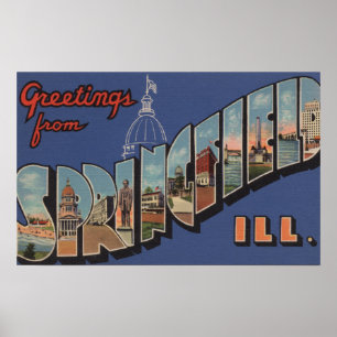 Poster Springfield, Illinois - grandes cenas da letra
