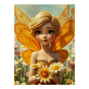 Póster Springtime Fairy Art