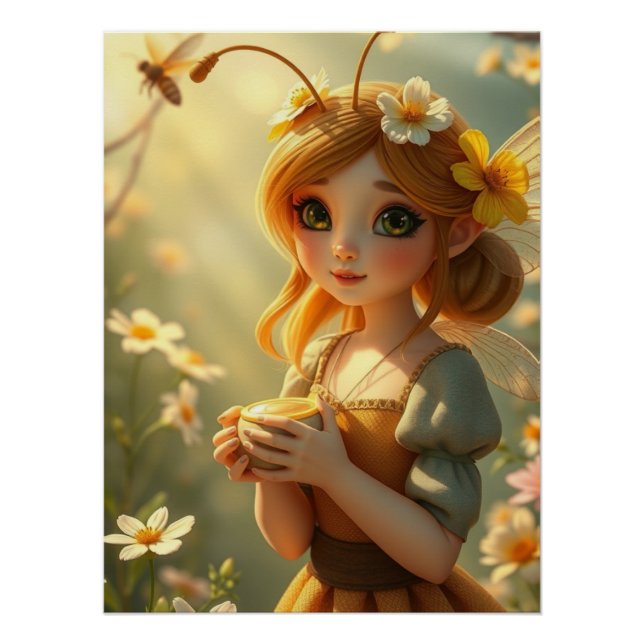 Póster Springtime Fairy Art (Frente)