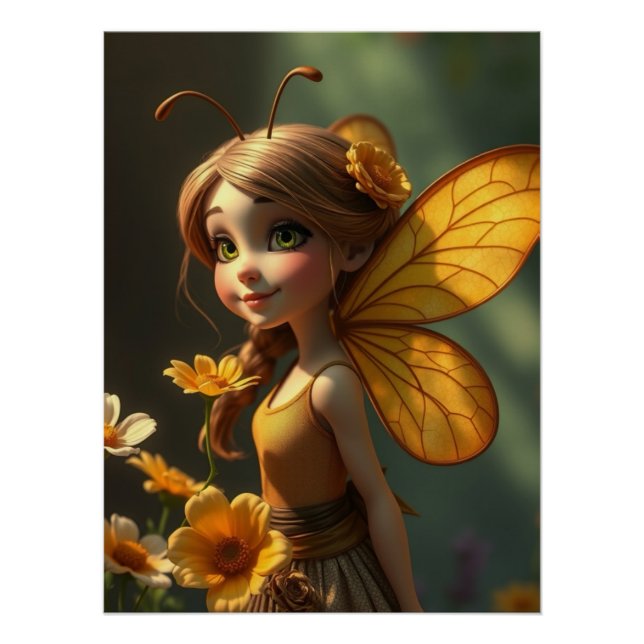 Póster Springtime Fairy Art (Frente)