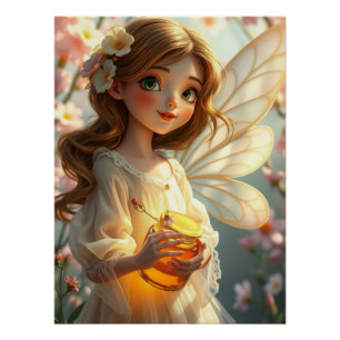 Póster Springtime Fairy Art
