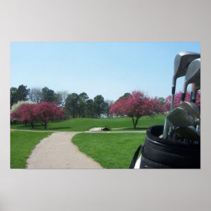 Póster Springtime Golfing