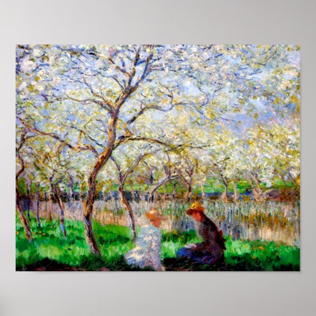 Poster Springtime, Monet (Frente)