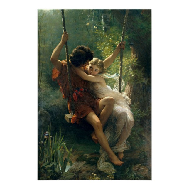 Póster Springtime por Pierre Auguste Cot (Frente)
