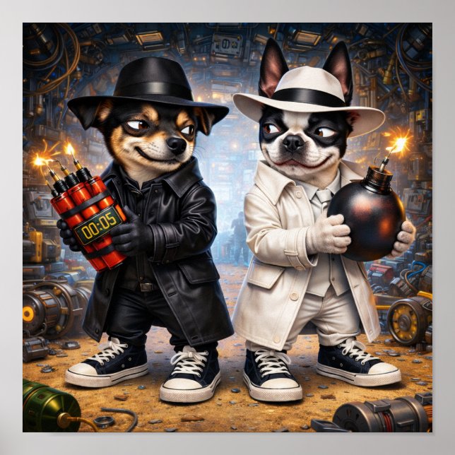 Poster "Spy vs. Spy" (3) (Frente)