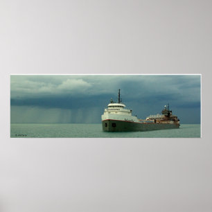 Poster Squall do cargueiro do lago