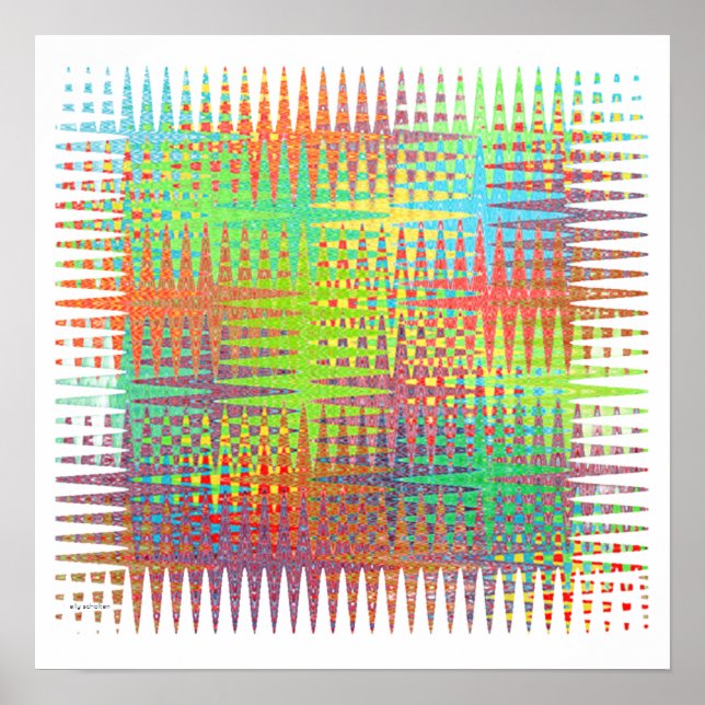 Poster square abstract (Frente)