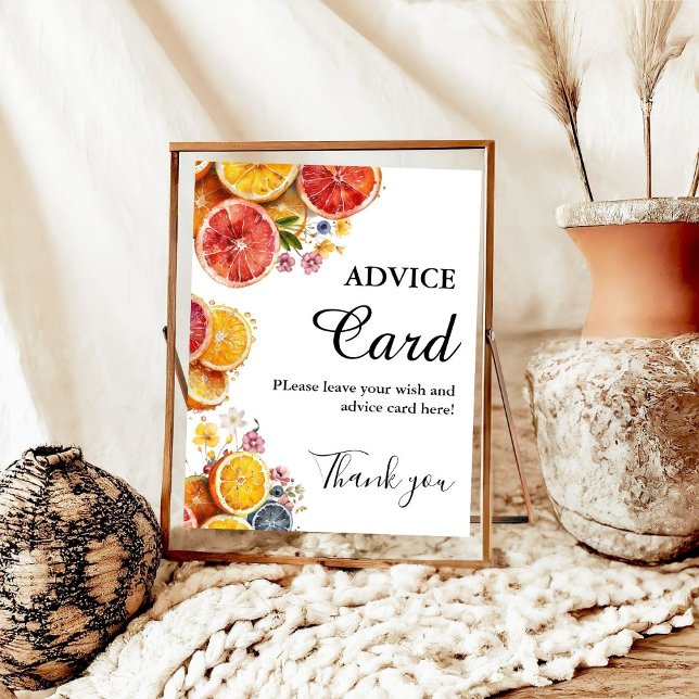 Poster Squeze Principal Squeze Citrus Advice chá de panel (Criador carregado)