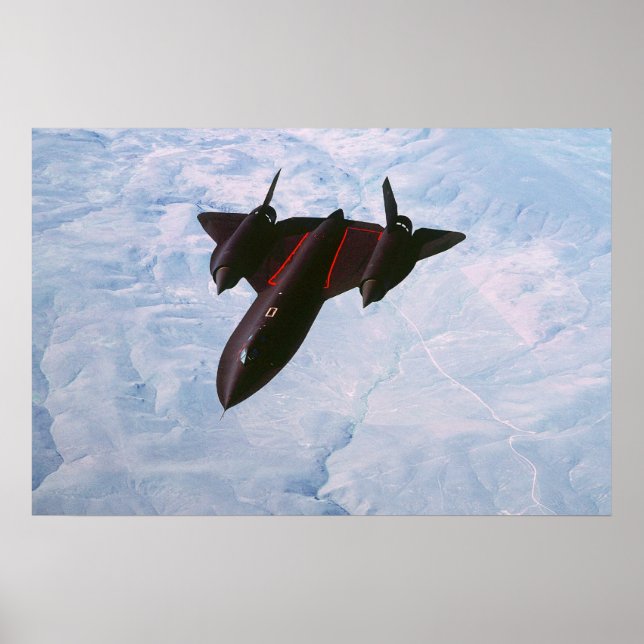 Poster SR-71 Blackbird (Frente)