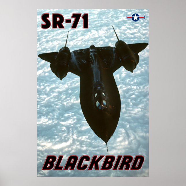POSTER SR-71 BLACKBIRD (Frente)