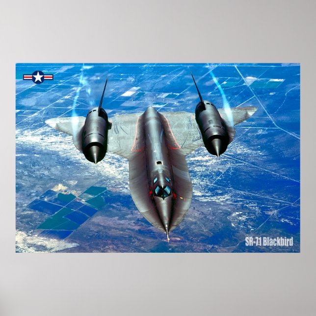 POSTER SR-71 BLACKBIRD (Frente)