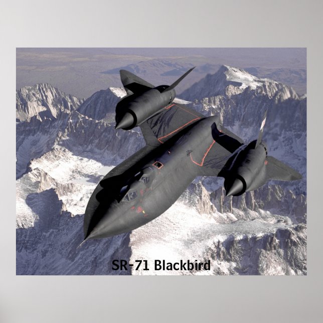 Poster SR-71 Blackbird (Frente)