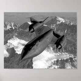 Poster SR-71 Blackbird Flying