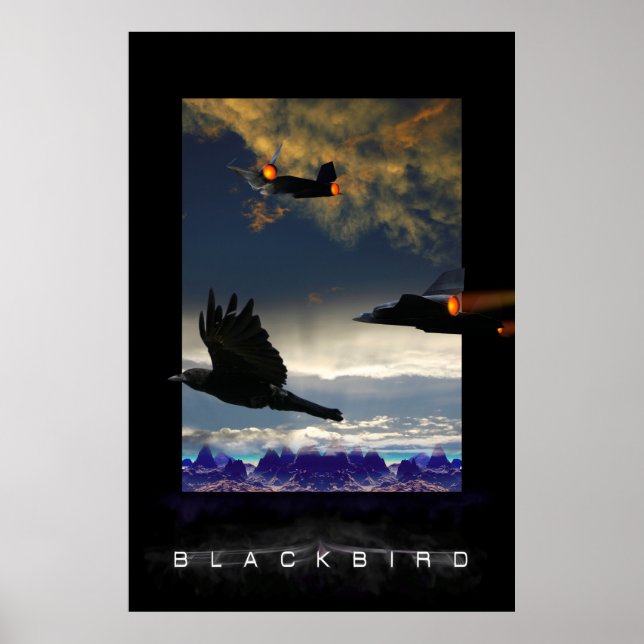 POSTER SR-71 PEDAÇOS ALTOS (Frente)
