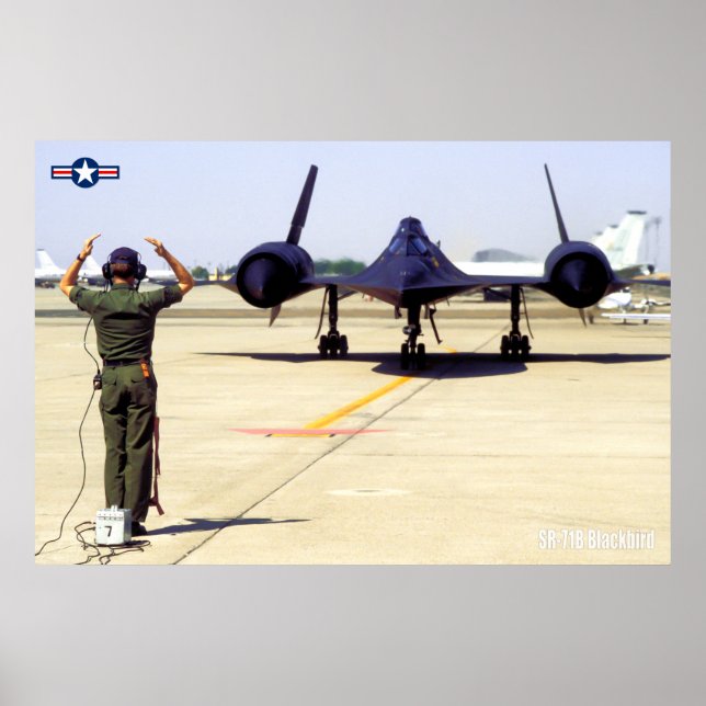 POSTER SR-71B BLACKBIRD (Frente)