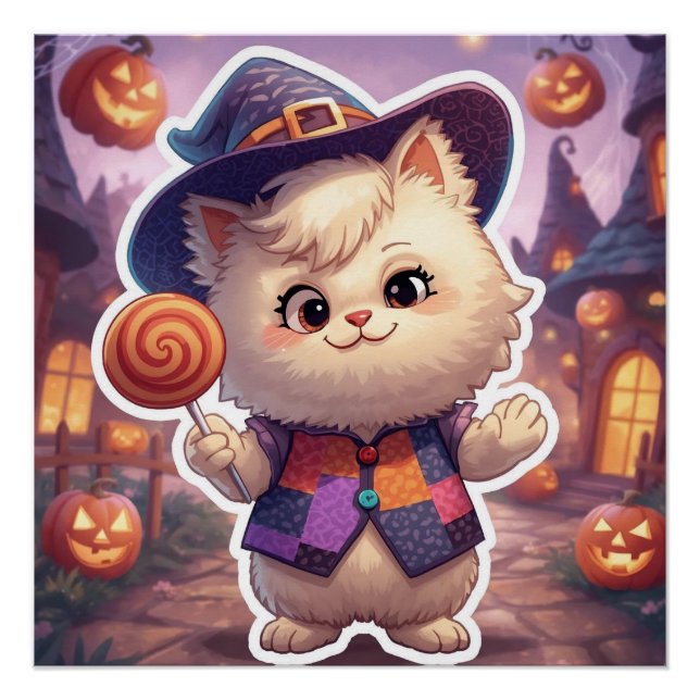 Póster Sr. Bluffy - O Cavaleiro do Halloween (Frente)