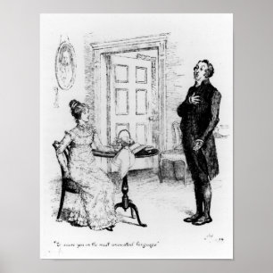 Póster Sr. Collins e Elizabeth