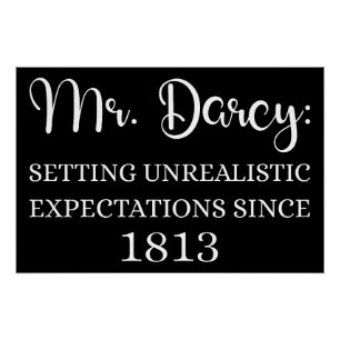 Póster Sr. Darcy: Expectativas Irrealistas Desde 1813 I
