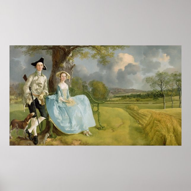 Poster Sr. e Sra. Andrews, c.1748-9 (Frente)