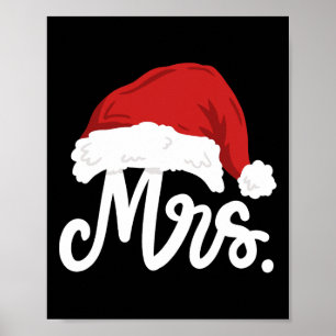 Poster Sr. e Sra. Papai Noel Casais de Natal