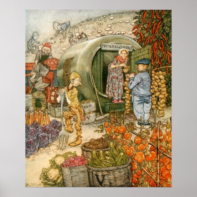 Póster Sr. e Sra. Vinegar em casa (Frente)