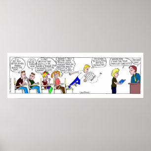 Póster Sr. Fitz Oposição Descascamento